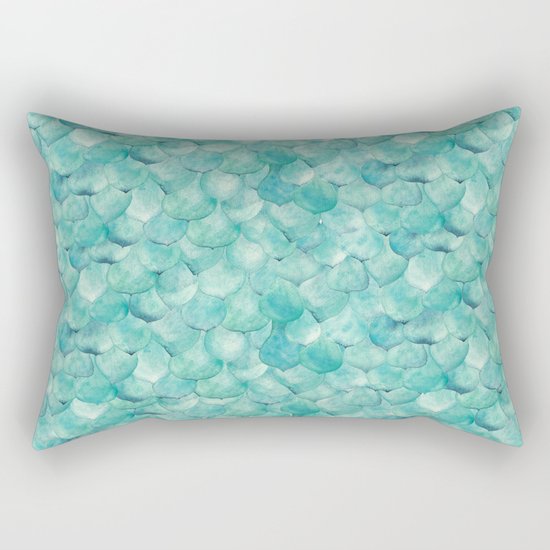 Succulent Leaves Rectangular Pillow