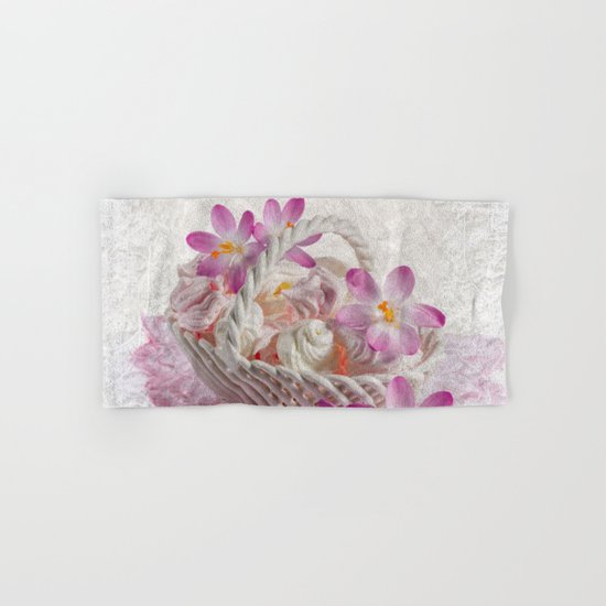 Pink floral Hand & Bath Towel