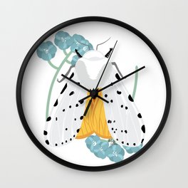 Dal-Moth-Ian Flower Wall Clock