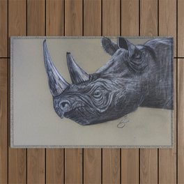 rhino tusk Outdoor Rug