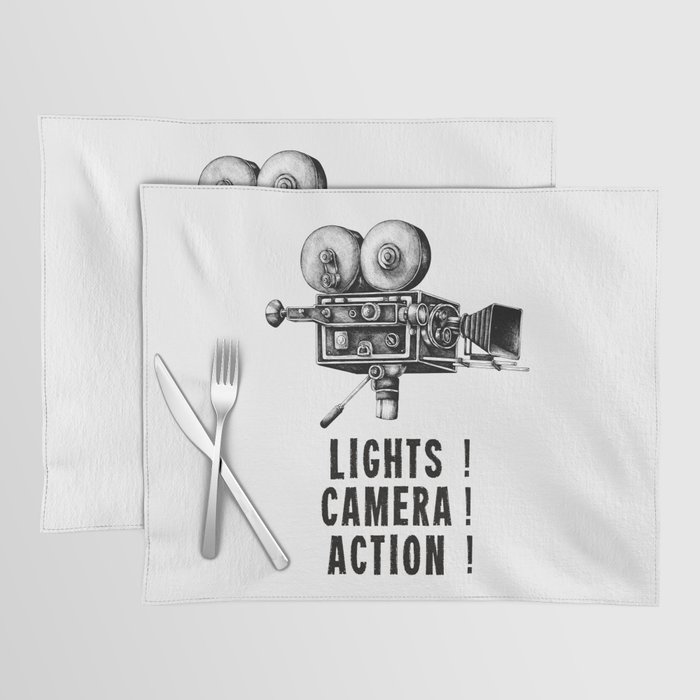 Lights Camera Action Placemat