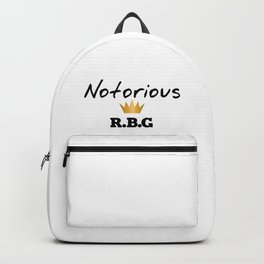 Notorious R.B.G Backpack | Notorious, Ruth, Trugh, Women, Political, Quote, Rbg, Bader, Dissent, Ruthbaderginsburg 