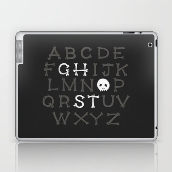 Somethin' strange in your alphabet Laptop & iPad Skin