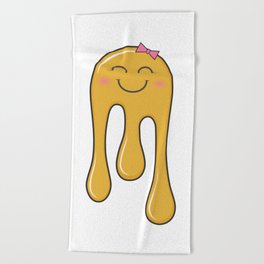 Happy Dab Girl Beach Towel