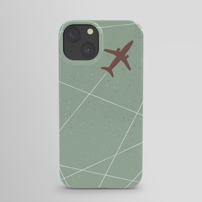 The Jet Set - Sage Green iPhone Case