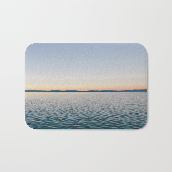 Sunset sea landscape Bath Mat