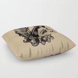 Valkyrie Warrior - BW Floor Pillow