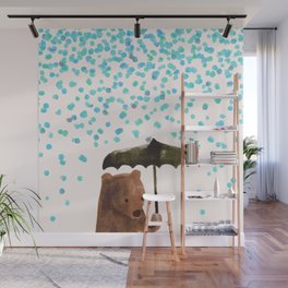 Rain rain go away Wall Mural