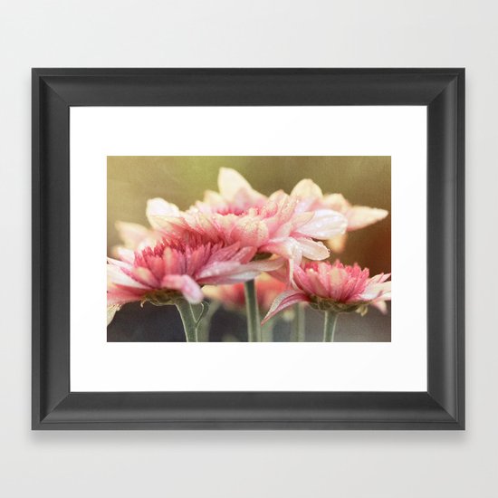 No matter the shadows, your presence is like sunlight on my face. Framed Art Print