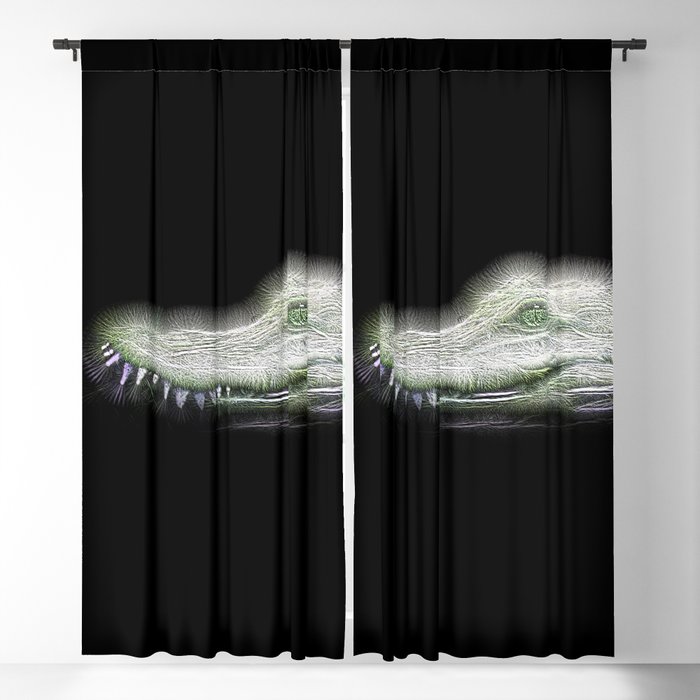 Spiked Alligator Blackout Curtain