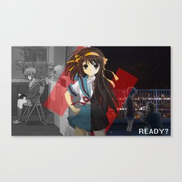 Haruhi Suzumiya Canvas Print