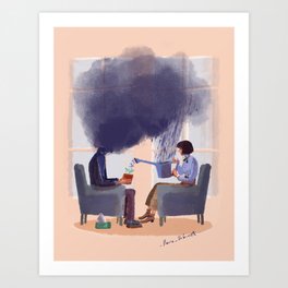 Therapy Art Print
