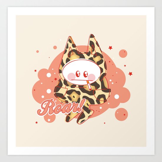 Roar! Art Print