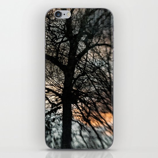 Bleak Winter Sunset iPhone & iPod Skin