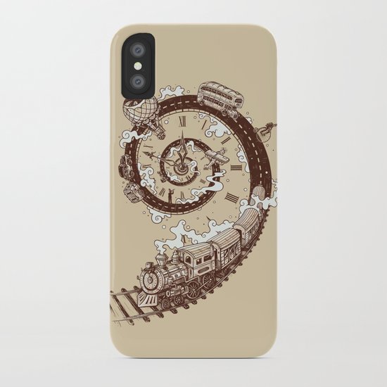 Time Travel iPhone Case