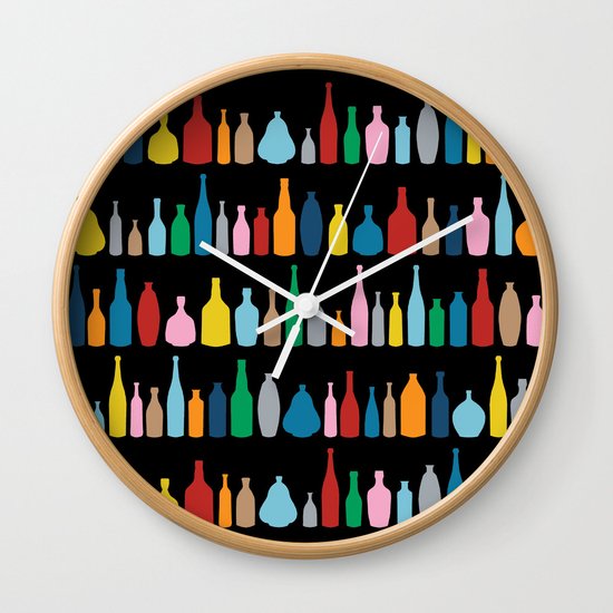 Black Bottle Multi Wall Clock