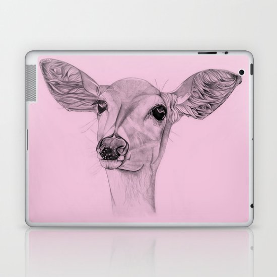 Pink Deer Laptop & iPad Skin