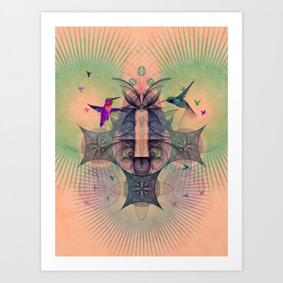 The Hummingbird Dimension Art Print