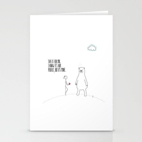 Not Perfect Stationery Cards