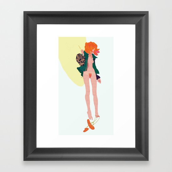Longcat Framed Art Print