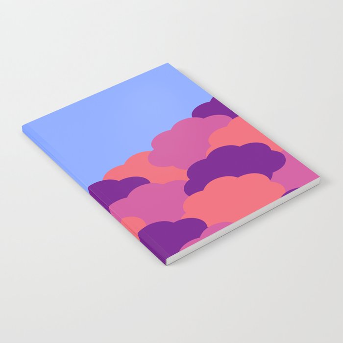 Great Fluff in the Sky - Abstract Cloud Art Notebook