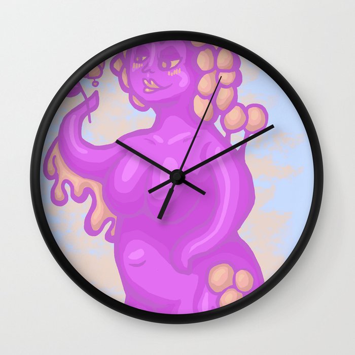 Slime Girls Rule The World Wall Clock By Paaancakes Society6