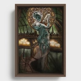 The Ghost of Art Nouveau Framed Canvas