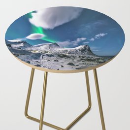 Twilight with ice Side Table