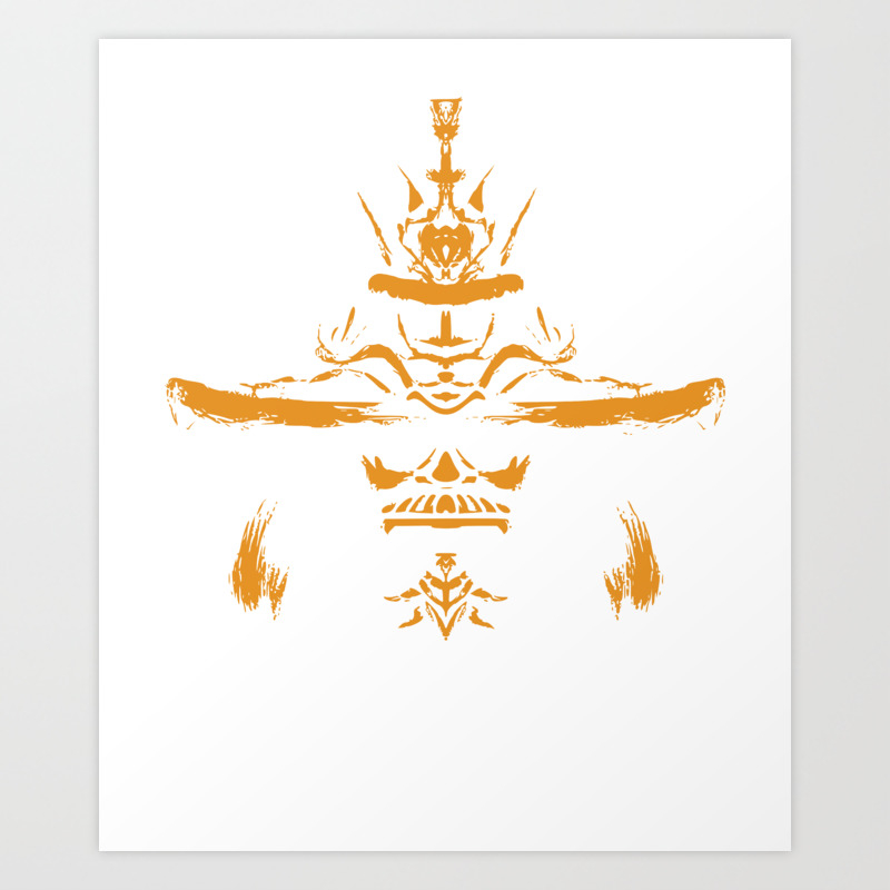 Ancient Samurai Helmet Bushido Warrior Art Print By Mintedfresh Society6