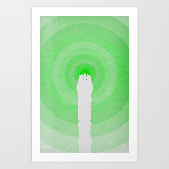 Doctor Who - the 11th Doctor's Sonic Screwdriver Art Print