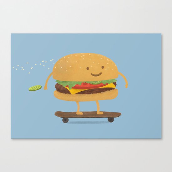 Fast Food Canvas Print