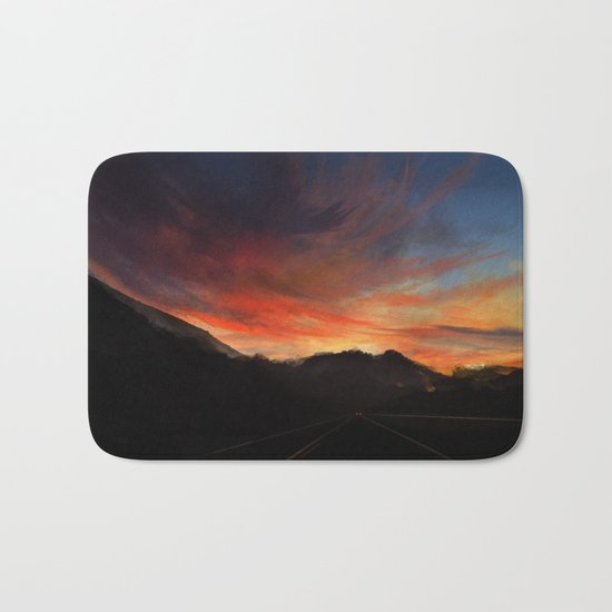 Sunset Road Bath Mat