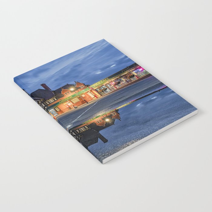 Night Reflection shot of St Annes Pier, Lytham, Lancashire, UK Notebook