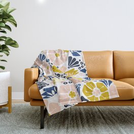 Wellness garden – florals matching to design for a happy life Throw Blanket