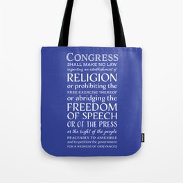 First Amendment Rights Tote Bag