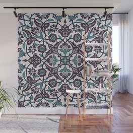 Ornate Arabesque Floral Pattern  Wall Mural