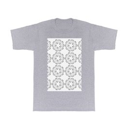 four T Shirt | Fourfaces, Mandala, Vector, Black And White, Digital, Comic, Vestors, Fractal, Drawing, Faces 
