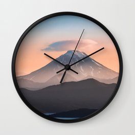 Vilyuchik volcano Wall Clock | Mountains, Russia, Adventure, Photo, Tour, Landscape, Magiccloud, Travel, Ocean, Sunset 