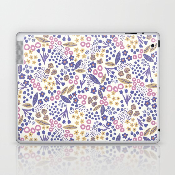 Very Peri Ditzy floral  Laptop & iPad Skin