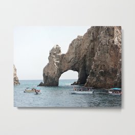 The Arch in Los Cabos Mexico Metal Print | Rock, Mexico, Seaofcortez, Sun, Boat, Arch, Water, Photo, Elarco, Sea 