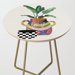 A houseplant / Still life Side Table