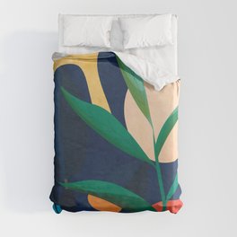 Tropical Abstract Art IV Duvet Cover