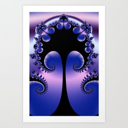 just a fractal tree -4- Art Print