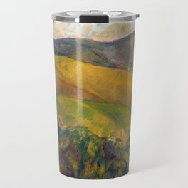 Diego Rivera - Pyrenees Mountains Catalonia, Spain landscape painting Travel Mug