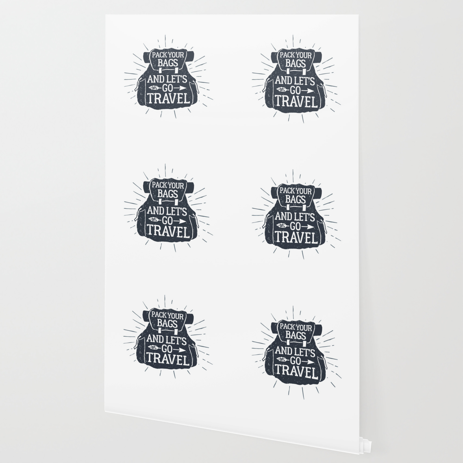 Pack Your Bags And Let S Go Travel Wallpaper By Slothastronaut Society6