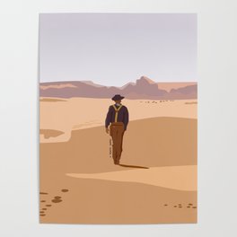 The Searchers Ending Illustration Poster