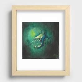 Hairy Anglerfish Recessed Framed Print