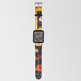 African Woman is dreaming in the sunrise Apple Watch Band
