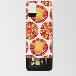Sun Rays – Red & Orange Android Card Case