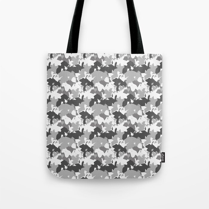 Grey Army camo, camouflage Pattern  Tote Bag